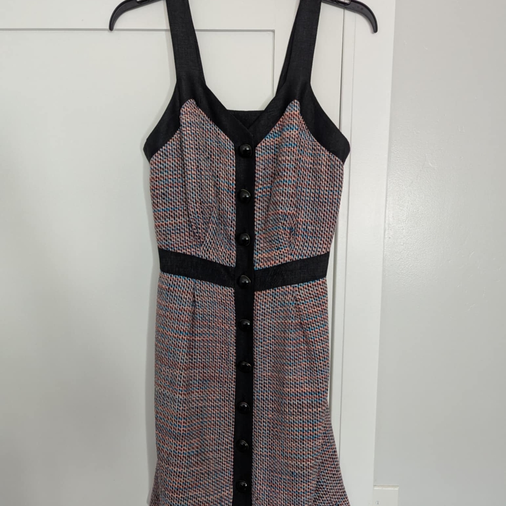 Chic Black and Pink Women's Dress